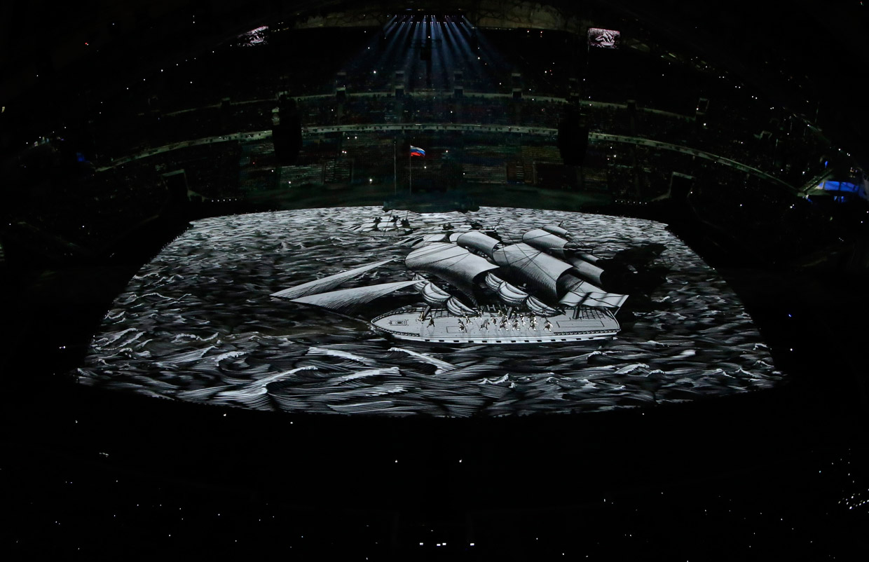 Фотоотчет с церемонии открытия зимних Олимпийских игр 2014 Церемония открытия, зимние Олимпийские игры, 2014, Сочи