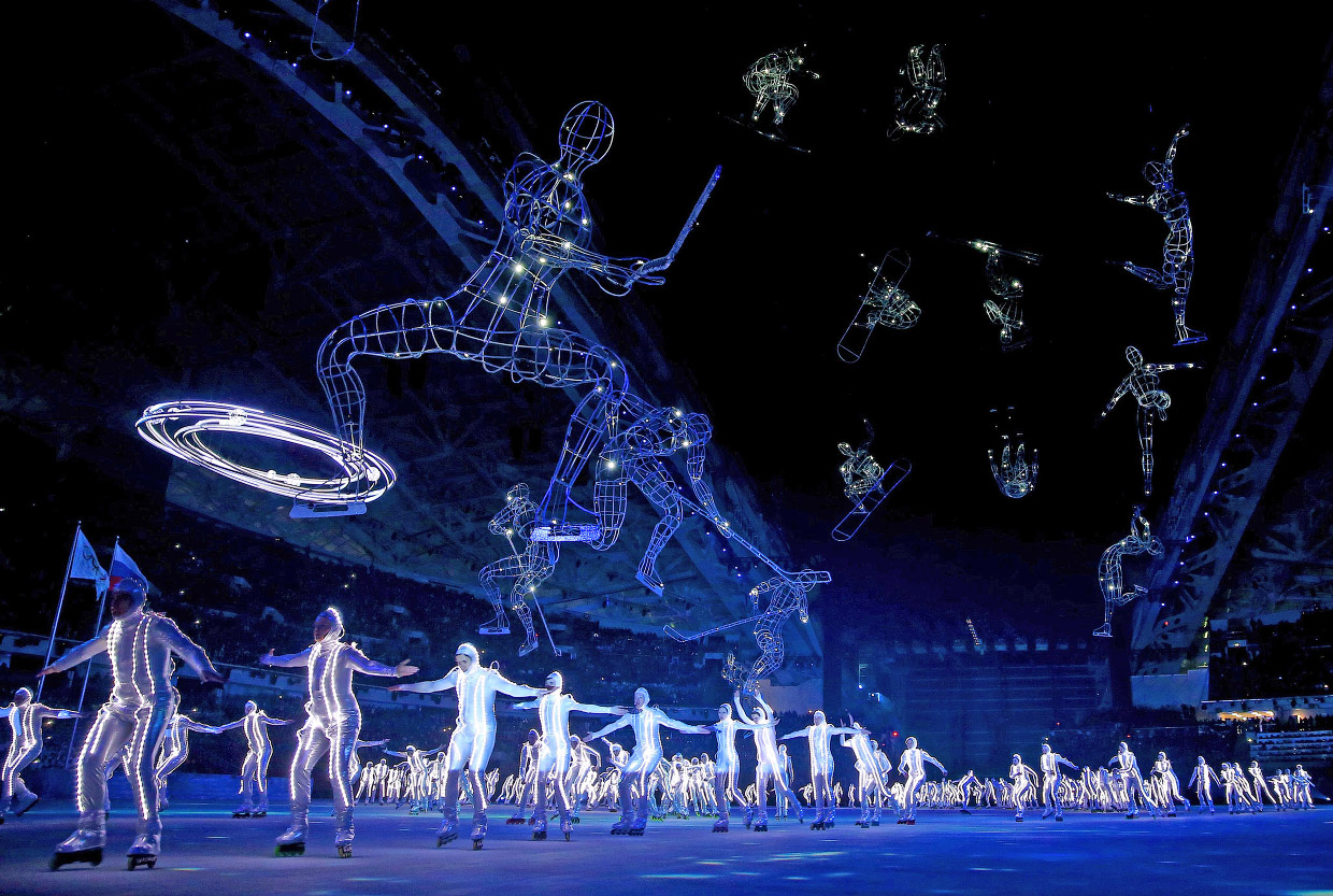 Фотоотчет с церемонии открытия зимних Олимпийских игр 2014 Церемония открытия, зимние Олимпийские игры, 2014, Сочи