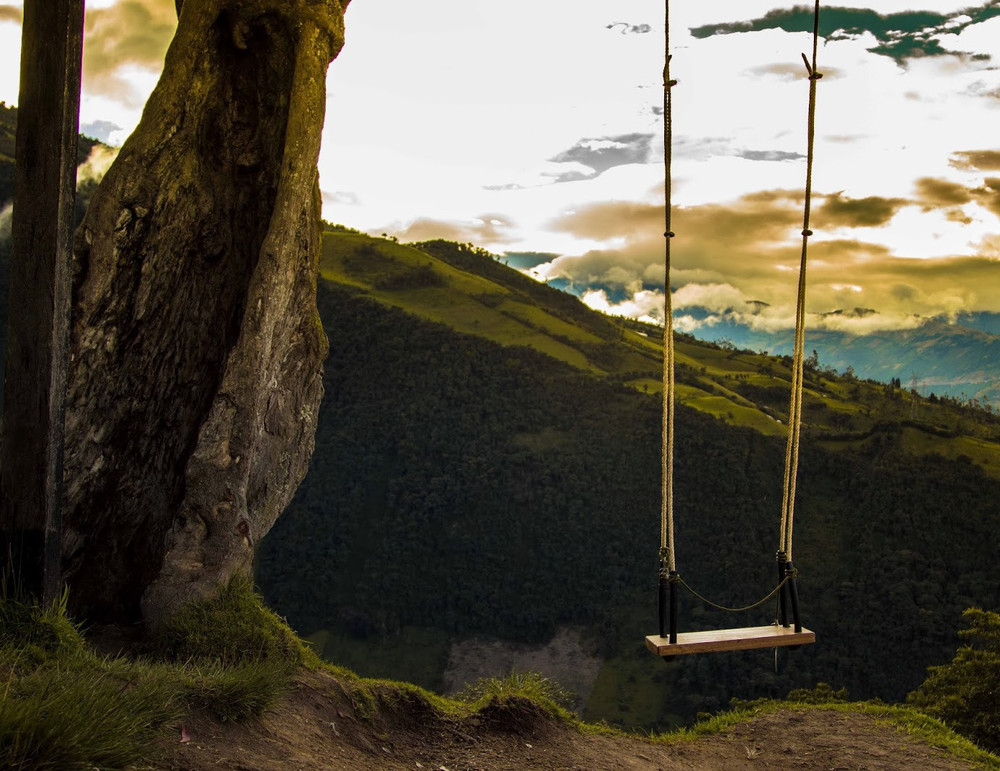 На краю света: самые экстремальные качели в мире экстремальные качели, качели на конце света, Swing at the End of the World, La Casa Del Arbol