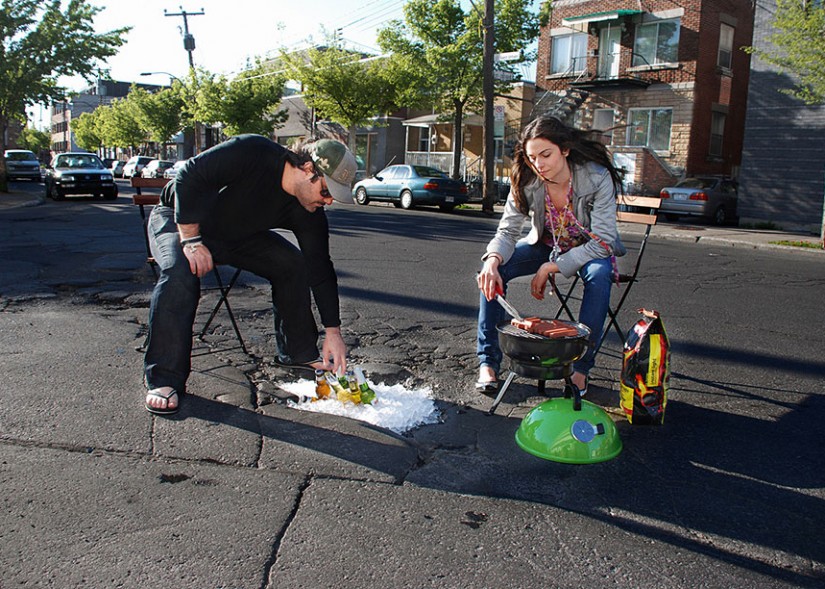 Выбоины на дорогах, фотограф Давиде Лучано, Davide Luciano, Potholes