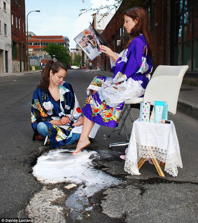 Выбоины на дорогах, фотограф Давиде Лучано, Davide Luciano, Potholes