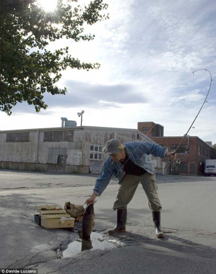 Выбоины на дорогах, фотограф Давиде Лучано, Davide Luciano, Potholes