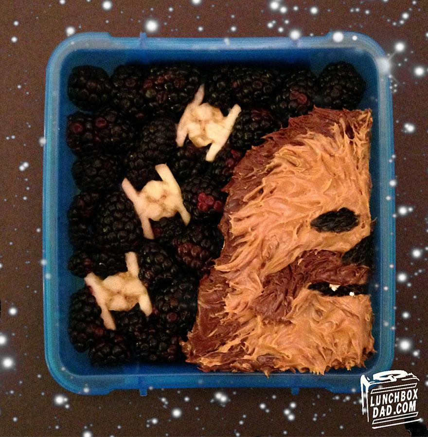 Lunchbox Dad, папа готовит съедобные шедевры для своей дочери 