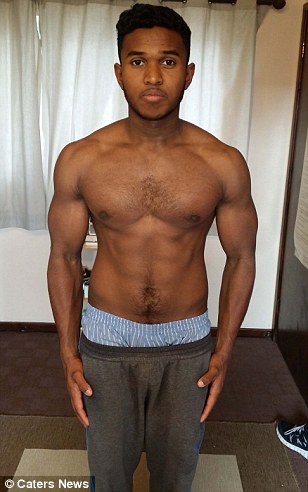 Из парня с толстым животом в накаченного красавца при помощи правильной диеты и тренировок похудел 12 недель, привел себя в форму, Омар Шариф, правильная диета