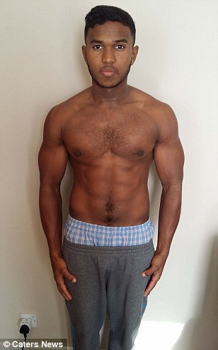 Из парня с толстым животом в накаченного красавца при помощи правильной диеты и тренировок похудел 12 недель, привел себя в форму, Омар Шариф, правильная диета