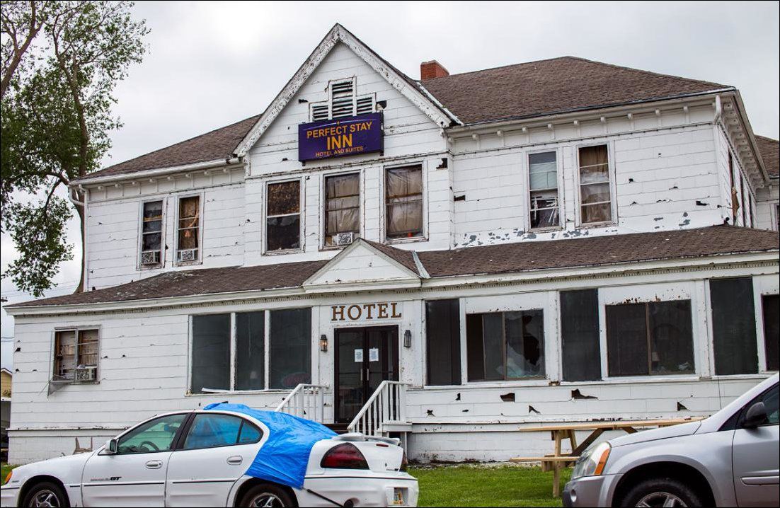 град Небраска, последствия града Небраска, град теннисный мяч