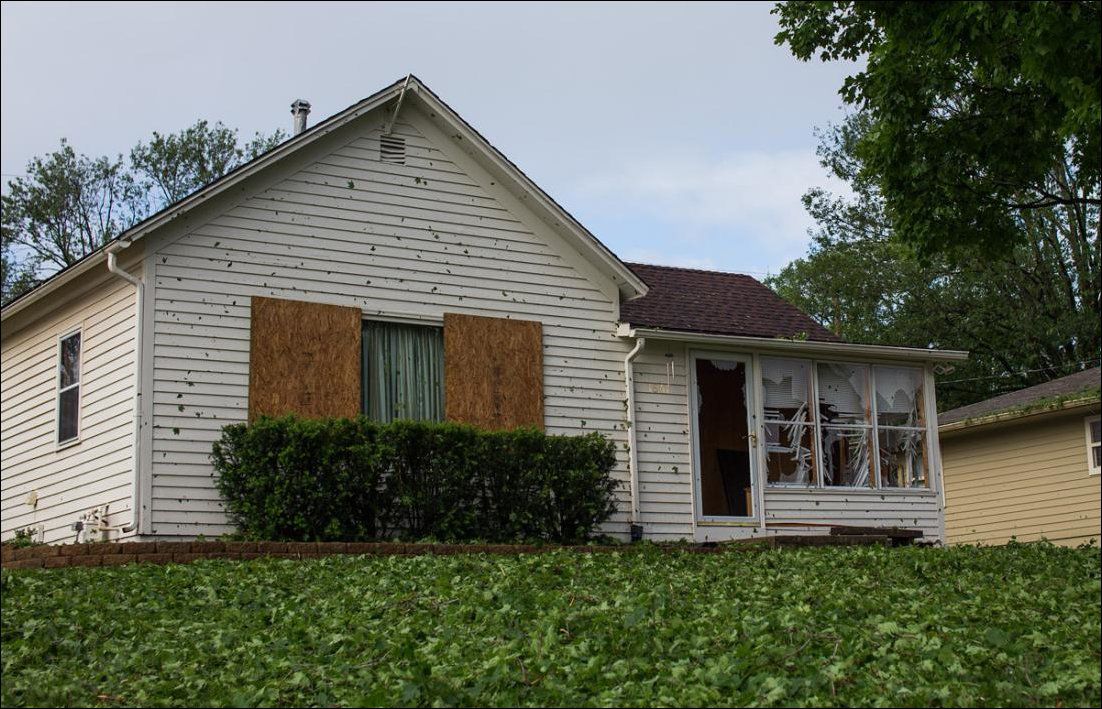 град Небраска, последствия града Небраска, град теннисный мяч