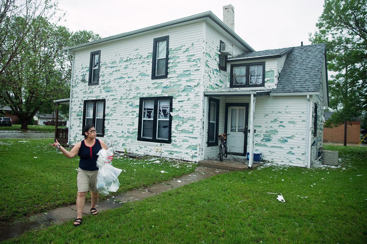 град Небраска, последствия града Небраска, град теннисный мяч