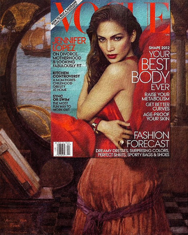 обложки журналов подставленные к картинам, обложки журналов шедевры живописи