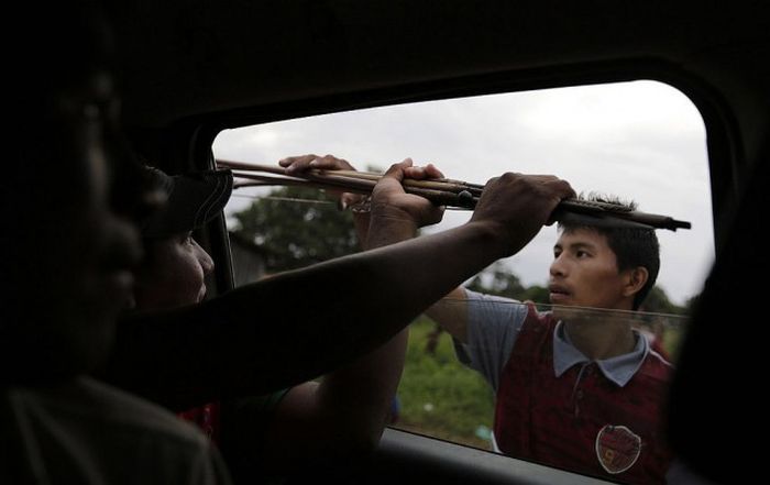 Невероятно жесткий самосуд жителей Амазонии над черными лесорубами жители амазонки расправились над лесорубами, жители Амазонии против черных лесорубов, самосуд амазонки над лесорубами