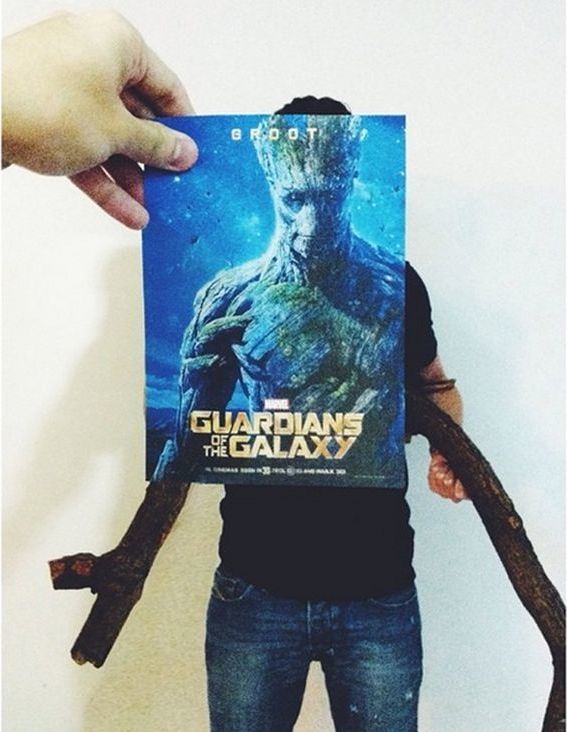 Джейми Чунг, Jaemy Choong, объединение постеров к фильмам с реальными людьми 