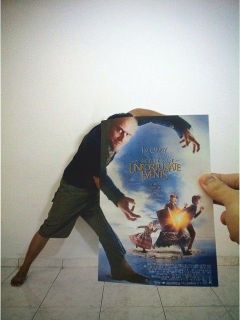 Джейми Чунг, Jaemy Choong, объединение постеров к фильмам с реальными людьми 