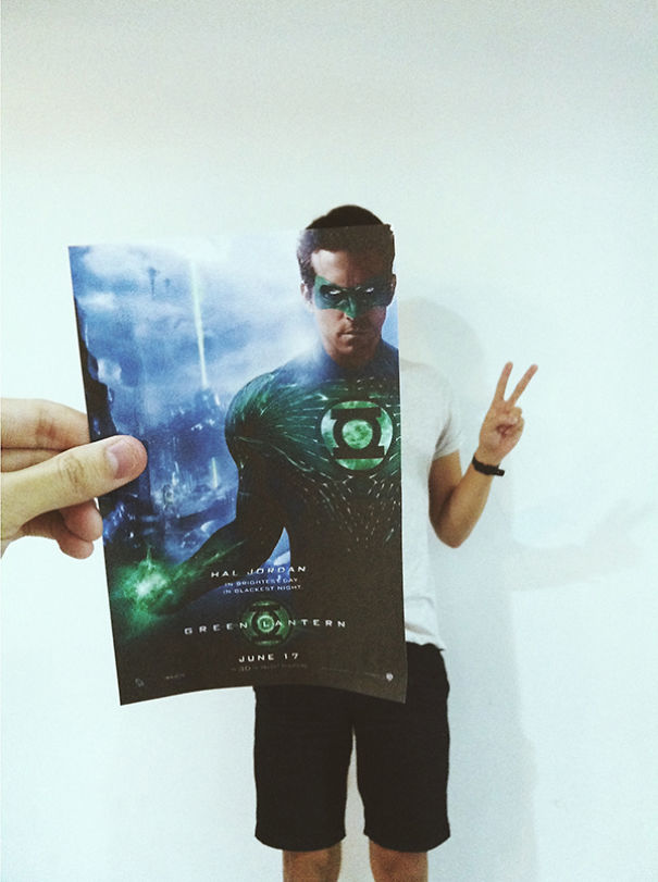 Джейми Чунг, Jaemy Choong, объединение постеров к фильмам с реальными людьми 