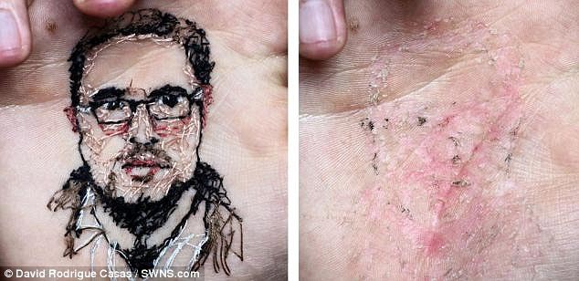 художник превратил руку в кашпо, заполнил ладонь землей, Дэвид Ката, David Cata