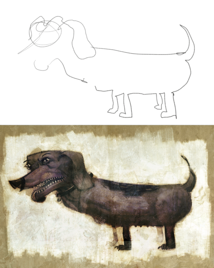 Хоррор по-детски: ожившие монстры из детских рисунков реалистичные детские рисунки, Дэйв Дэврис, ожившие монстры, Dave Devries, The Monster Engine