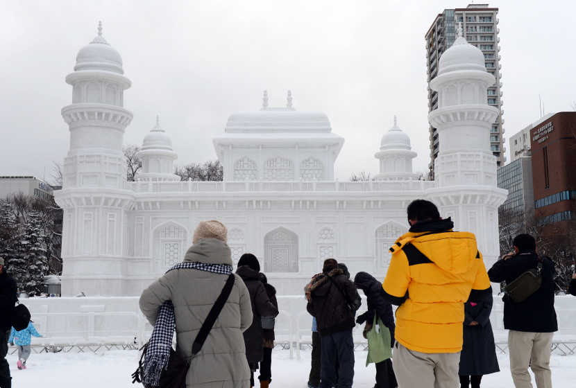 Гигантские скульптуры снежного фестиваля в Саппоро 2014 скульптуры, снежный фестиваль, Саппоро 2014, sapporo snow festival 2014, 65