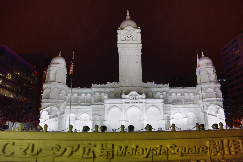 Гигантские скульптуры снежного фестиваля в Саппоро 2014 скульптуры, снежный фестиваль, Саппоро 2014, sapporo snow festival 2014, 65