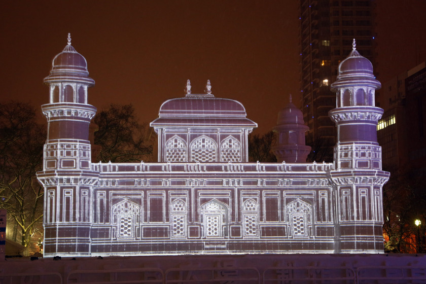 Гигантские скульптуры снежного фестиваля в Саппоро 2014 скульптуры, снежный фестиваль, Саппоро 2014, sapporo snow festival 2014, 65