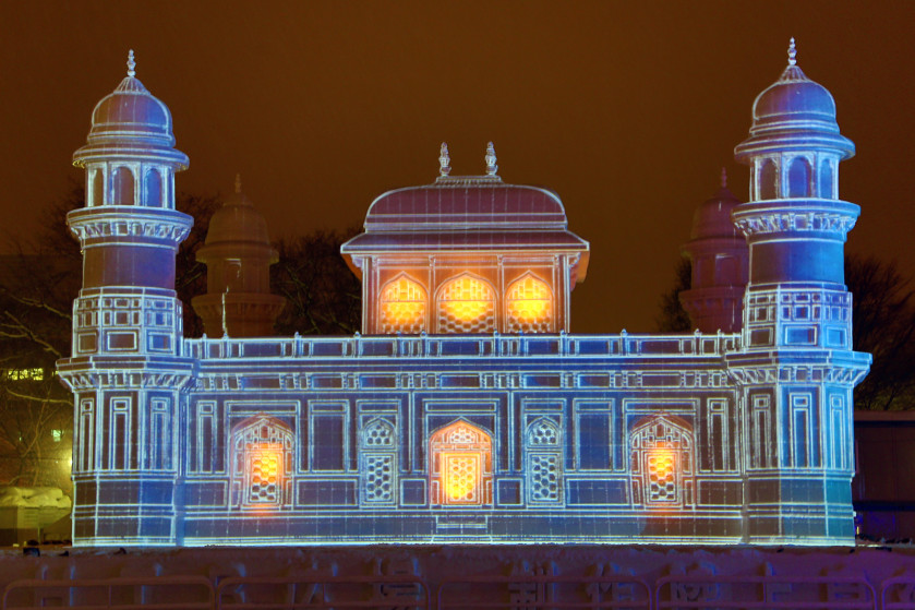 Гигантские скульптуры снежного фестиваля в Саппоро 2014 скульптуры, снежный фестиваль, Саппоро 2014, sapporo snow festival 2014, 65