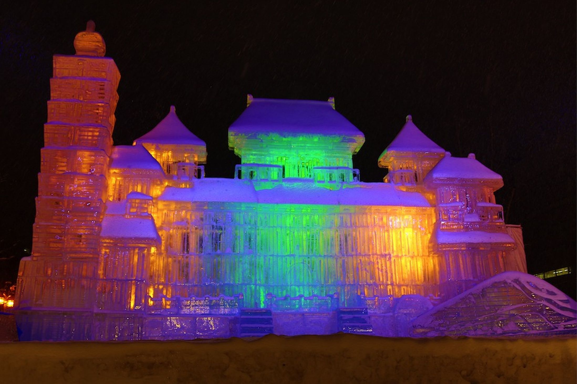 Гигантские скульптуры снежного фестиваля в Саппоро 2014 скульптуры, снежный фестиваль, Саппоро 2014, sapporo snow festival 2014, 65