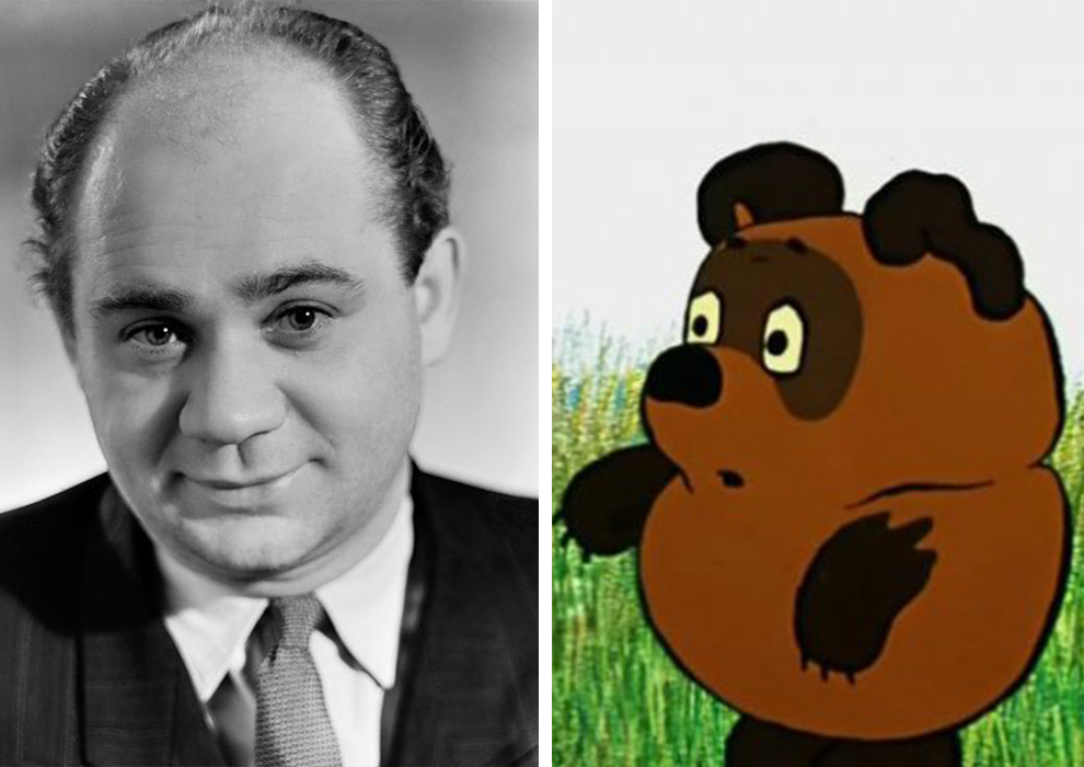 сходство, актёры озвучивавшие, мульт-герои 