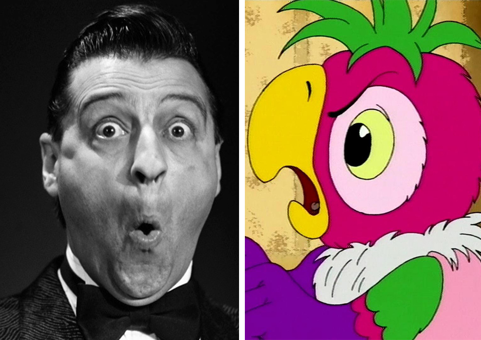 сходство, актёры озвучивавшие, мульт-герои 