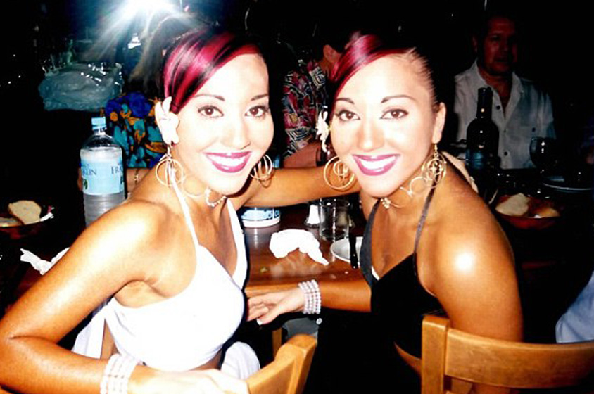 Сёстры-близняшки с одинаковыми пластическими операциями, Lucy Anna DeCinque, до и после