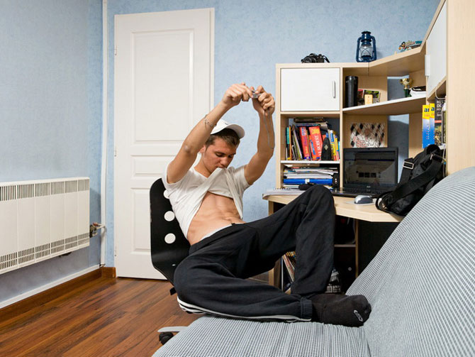 селфи, автопортреты для социальных сетей, Матье Грак, Эван Баден, Вольфрам Хан 