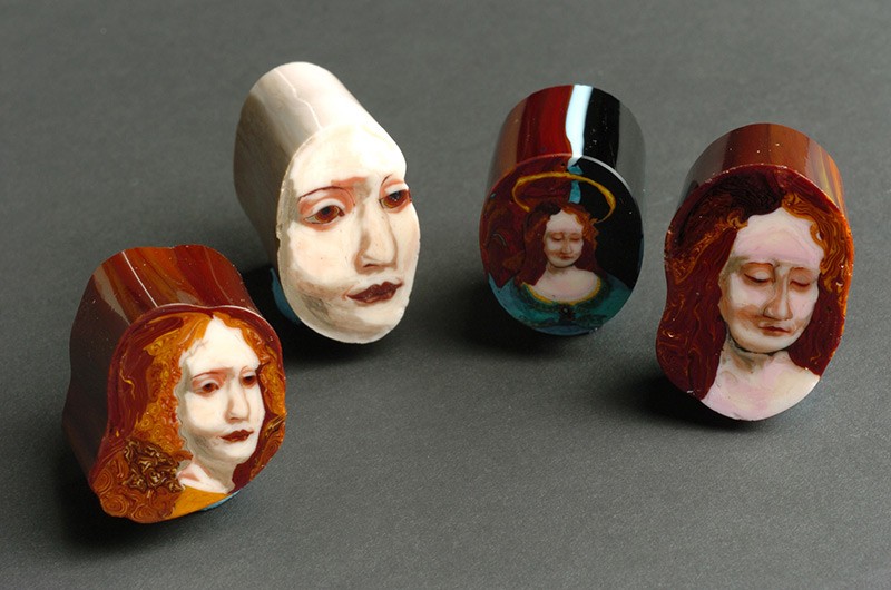 Художник создает удивительные картины, делая из них стеклянную Картины из стекла, техника Murrine, Лорен Стамп, Loren Stump