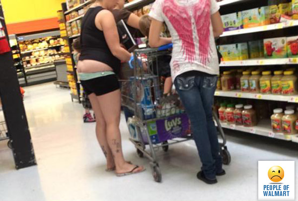 глупые американцы, people of Walmart, американцы в супермаркете, наряды посетителей американских супермаркетов