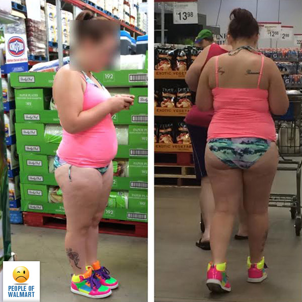 глупые американцы, people of Walmart, американцы в супермаркете, наряды посетителей американских супермаркетов
