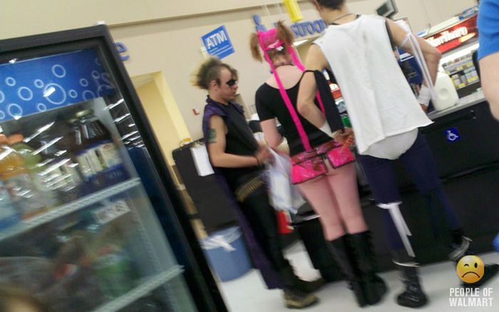глупые американцы, people of Walmart, американцы в супермаркете, наряды посетителей американских супермаркетов