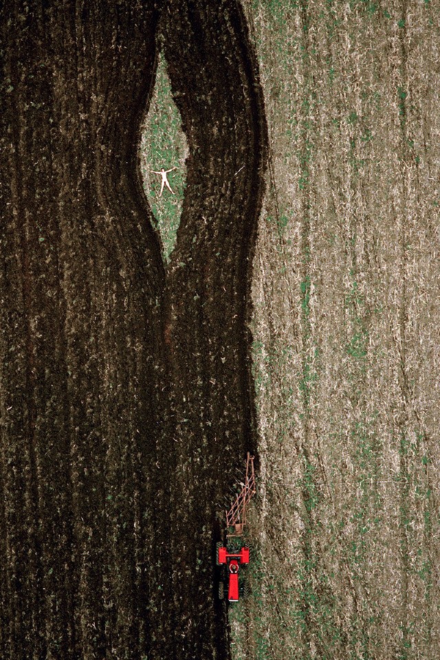 Голая женщина с воздуха, Джон Кроуфорд, John Crawford, проект Aerial Nudes