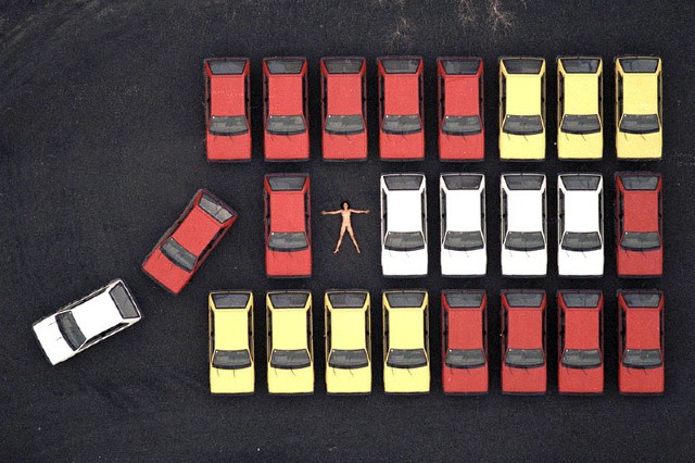 Голая женщина с воздуха, Джон Кроуфорд, John Crawford, проект Aerial Nudes