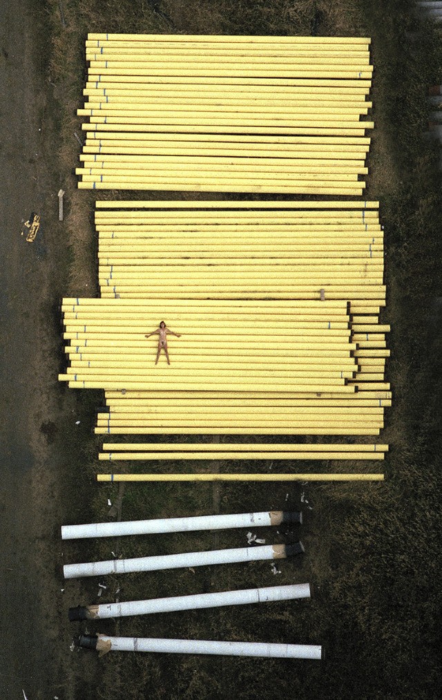 Голая женщина с воздуха, Джон Кроуфорд, John Crawford, проект Aerial Nudes