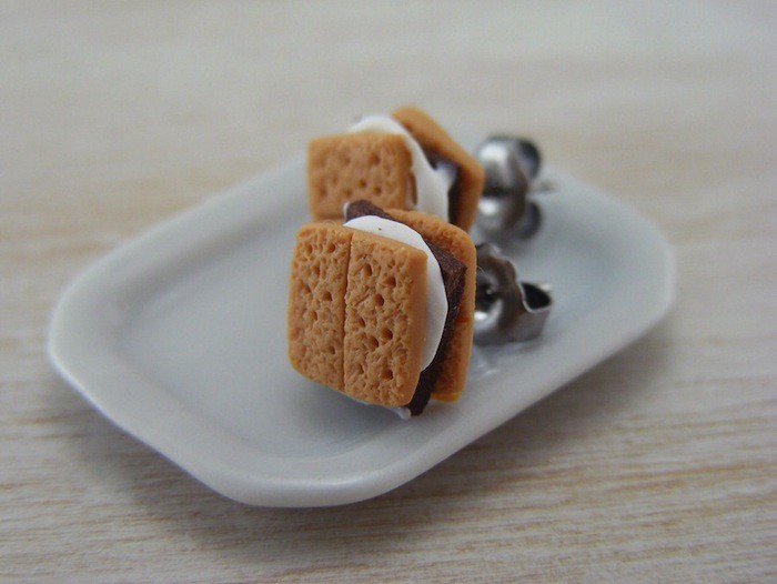 аппетитные украшения, украшения миниатюрная еда, украшения в виде еды