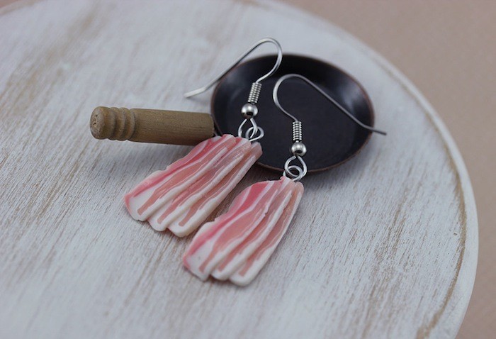 аппетитные украшения, украшения миниатюрная еда, украшения в виде еды