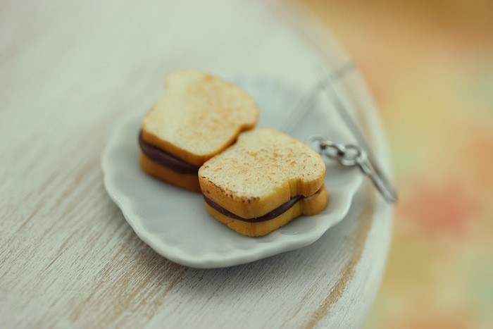 аппетитные украшения, украшения миниатюрная еда, украшения в виде еды