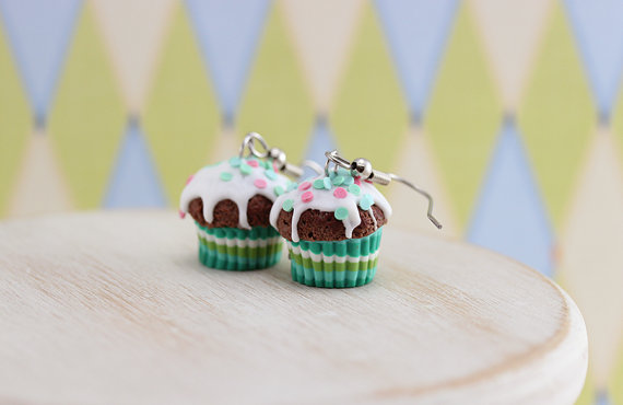 аппетитные украшения, украшения миниатюрная еда, украшения в виде еды