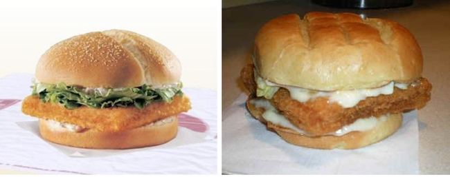 продукты на упаковке и в реальности, настоящий вид продуктов