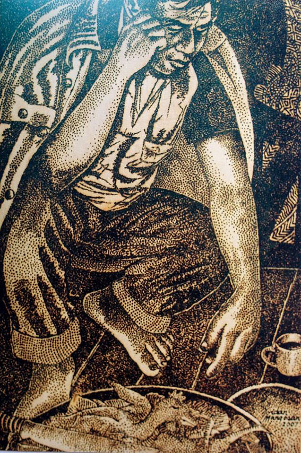 картины солнечные лучи и увеличительное стекло, Джордан Манг-осан, Jordan Mang-osan