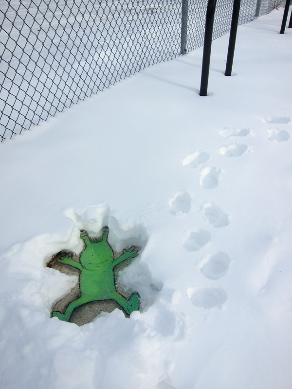 Дэвид Зинн, David Zinn, иллюстратор оживляет улицы рисунками