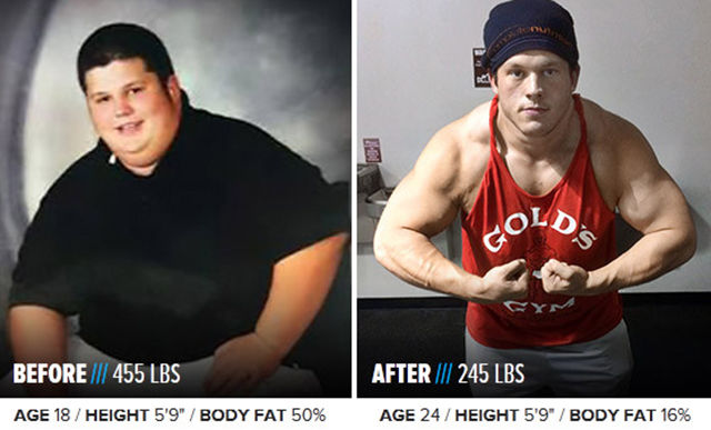 Люди похудели спортивное тело, похудели и накачали мускулы, из толстого в накаченного, жир в мышцы