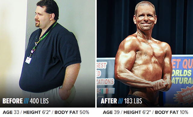 Люди похудели спортивное тело, похудели и накачали мускулы, из толстого в накаченного, жир в мышцы