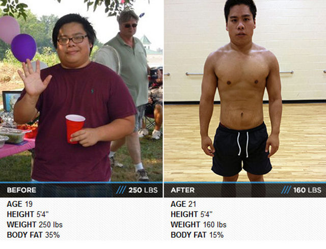 Люди похудели спортивное тело, похудели и накачали мускулы, из толстого в накаченного, жир в мышцы