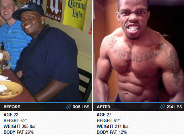 Люди похудели спортивное тело, похудели и накачали мускулы, из толстого в накаченного, жир в мышцы