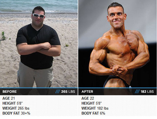 Люди похудели спортивное тело, похудели и накачали мускулы, из толстого в накаченного, жир в мышцы