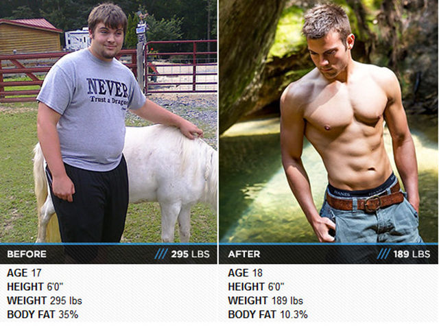 Люди похудели спортивное тело, похудели и накачали мускулы, из толстого в накаченного, жир в мышцы