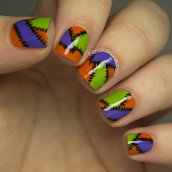 halloween nail art, маникюр на Хэллоуин