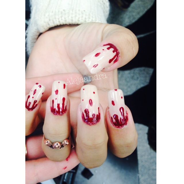 halloween nail art, маникюр на Хэллоуин